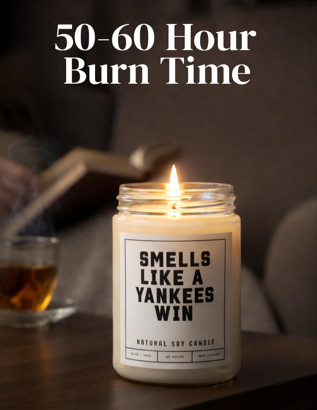 Amazon.com: Smells Like a Yankees Win Sports Candle - Scented Soy